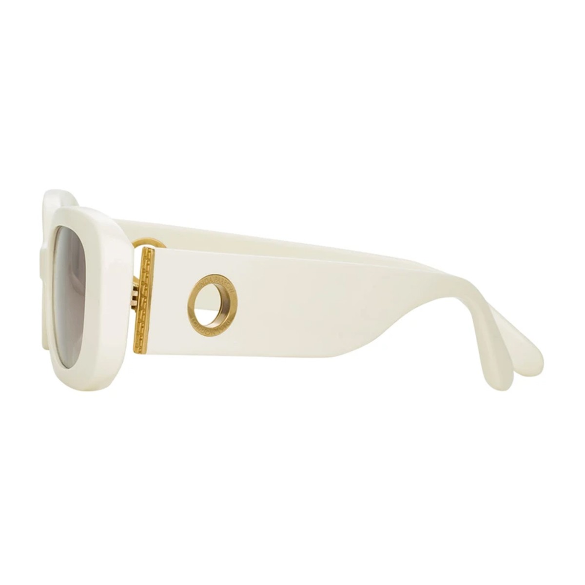 Linda Farrow Lfl1117 Lola in White Womens Sunglasses Linda Farrow Sunglasses 