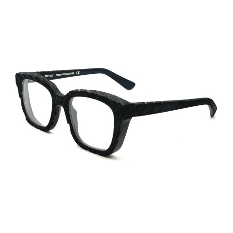 Toffoli Costantino TBlack 01 Tracciato 001Nero | Unisex eyeglasses