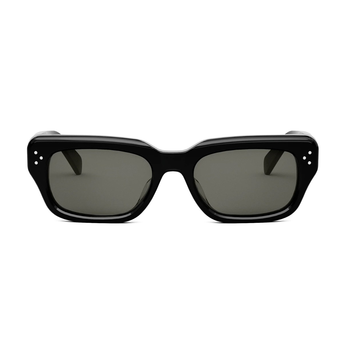 CELINE CL40061I 01D Black Cat Eye Sunglasses With Grey Polarised Lenses - US