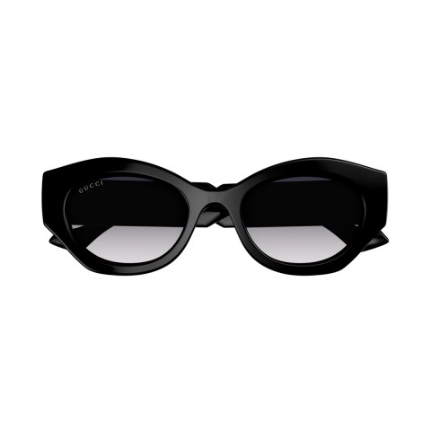 Gucci GG1553S Linea Gucci Lido 001 black crystal grey | Occhiali da sole Donna