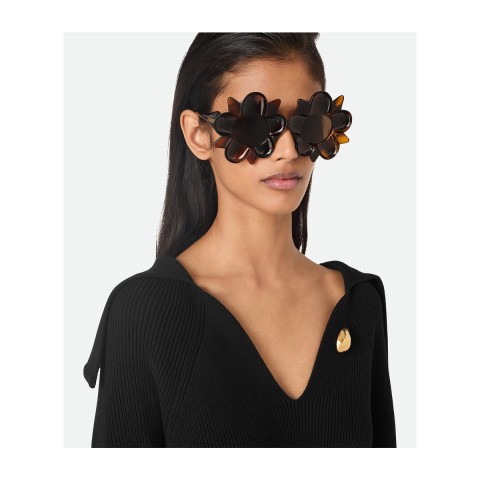 Bottega Veneta BV1399S "Peggy Flowe" Linea Icons | Occhiali da sole Donna