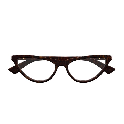 Bottega Veneta BV1416O Linea Ribbon 002 Havana | Occhiali da vista Donna